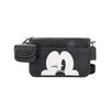 Coach X Disney Collaboration Mickey Print Buckle Closure Multifunctional Leather Shoulder Crossbody Bag Medium Men Bags Black CM030-QBTJE