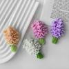 Lavender Scented Ornament Crafting Mold Sturdy Silicone Lavender Scented Hanging Mold for Office and Car Decoration
