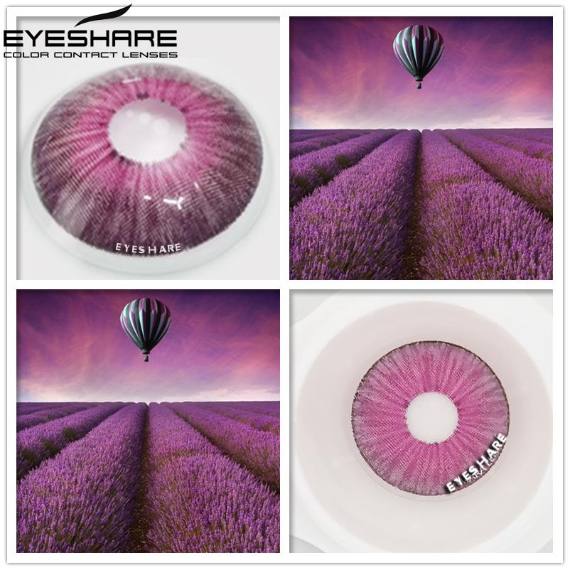 Eyeshare ფერადი კონტაქტური ლინზები 1 წყვილი NEW York PRO სერიის სილამაზის მოსწავლეები ფერადი კონტაქტური ლინზები კოსფლეისთვის ფერადი კონტაქტური ლინზები თვალებისთვის