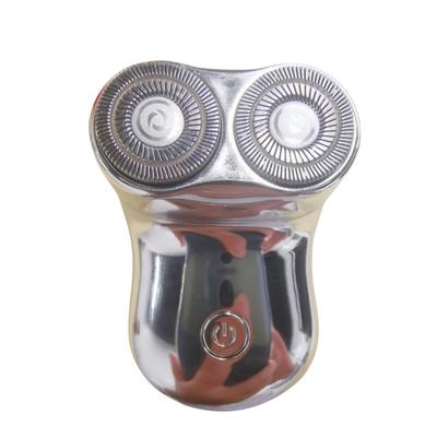 Mini Rotary Shaver Electric Razor for Men Alloy Body and Magnetic Shaving Head Close Shaving IPX7 Waterproof USB C Rechargeable Cordless