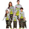 Parent-child Christmas Print Home Suit Long-sleeved Top And Pants