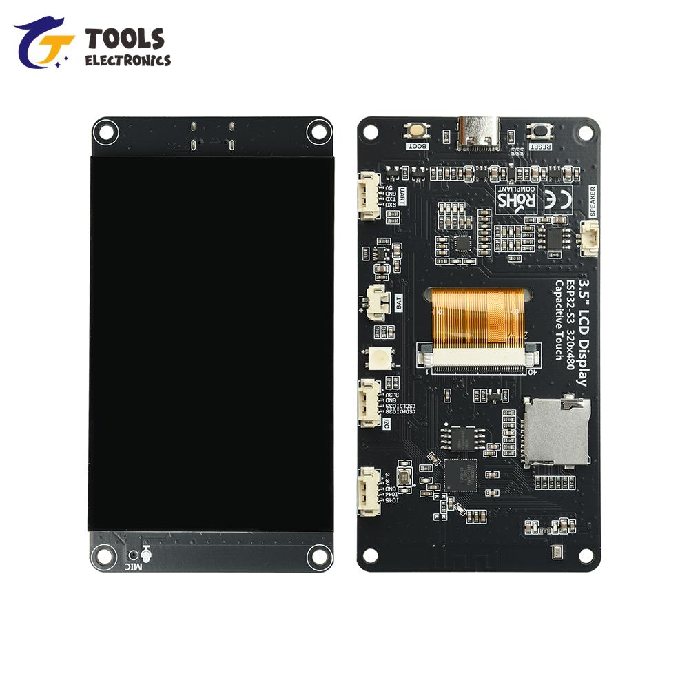 ESP32-S3 WiFi Bluetooth Development Board with 3.5 Inch IPS Touch Screen 320*480 RGB565 AI Chat Robot Type-C Interface
