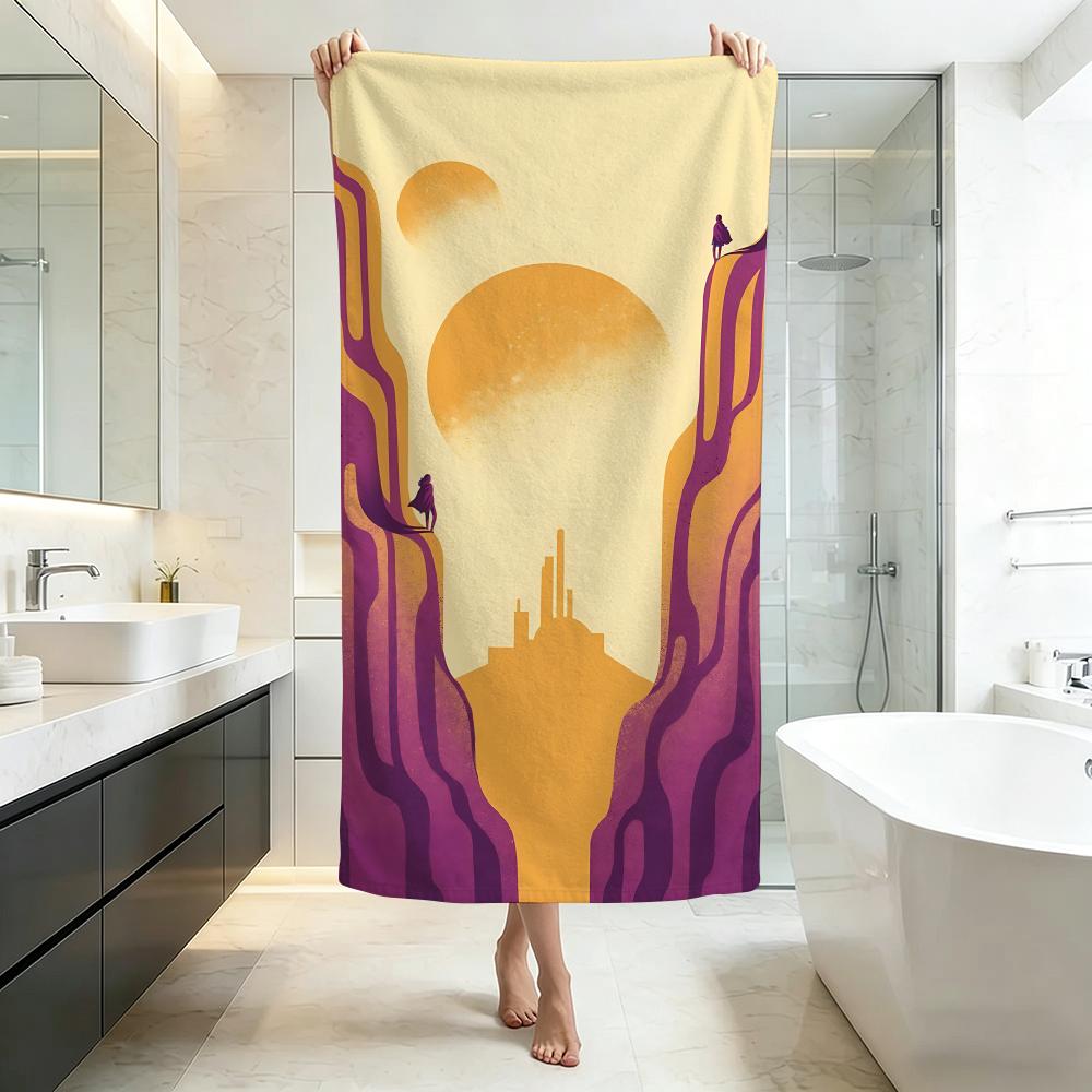Fantasy D-DuneS Serviette Qualité Hôtel Cinq Étoiles Écologique Ultra Douce Épaisse Serviettes & Serviettes de Plage