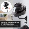New Motorcycle Helmet Rack 180° Rotation Wall Mounted Helmet Storage Holder Alloy Helmet Hanger Stand Hook for Bicycle Helmets