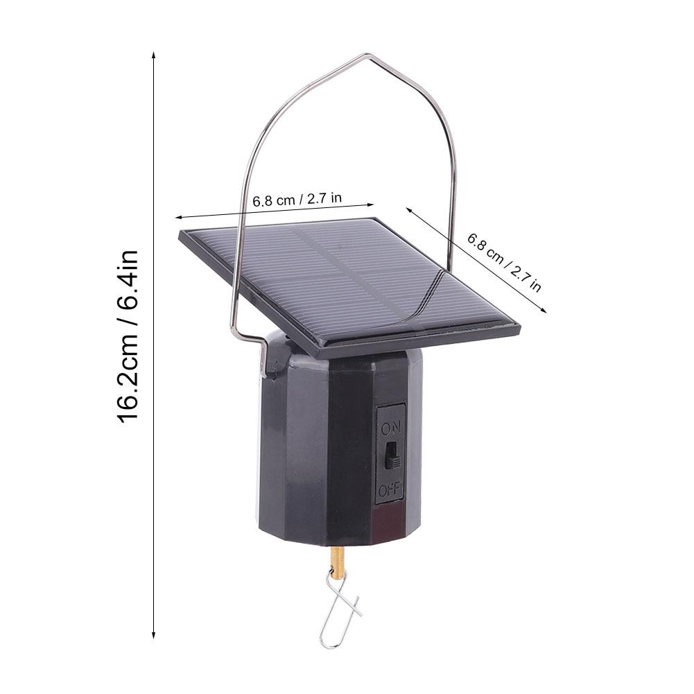 Solar Powered Eco, Wind Ornament Motor Friendly Hanging Rotating