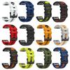 QuickFit 26mm 22mm 20mm Two Tone Silicone Strap for Garmin Fenix 8 E 7X 7 7S Pro 6X 6 6S Pro 5X 5S 5 Plus Bracelet  Band