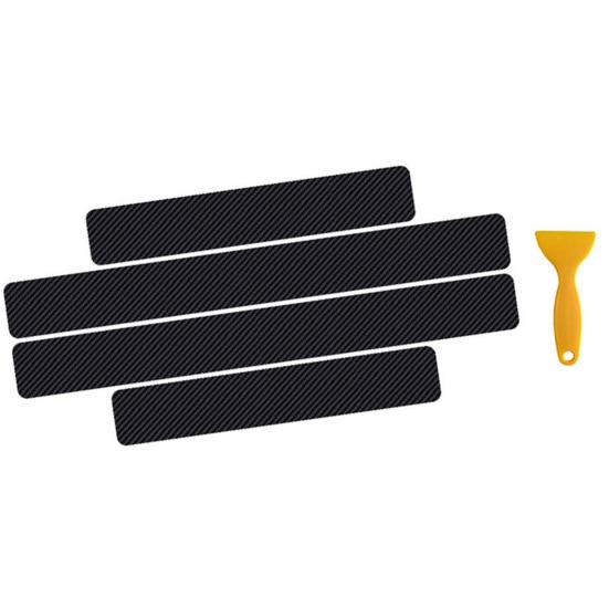 

4 шт., полосовая отделка, устойчивая к царапинам, высокая температура, устойчивость к углеродному волокну, автодверь чёрный