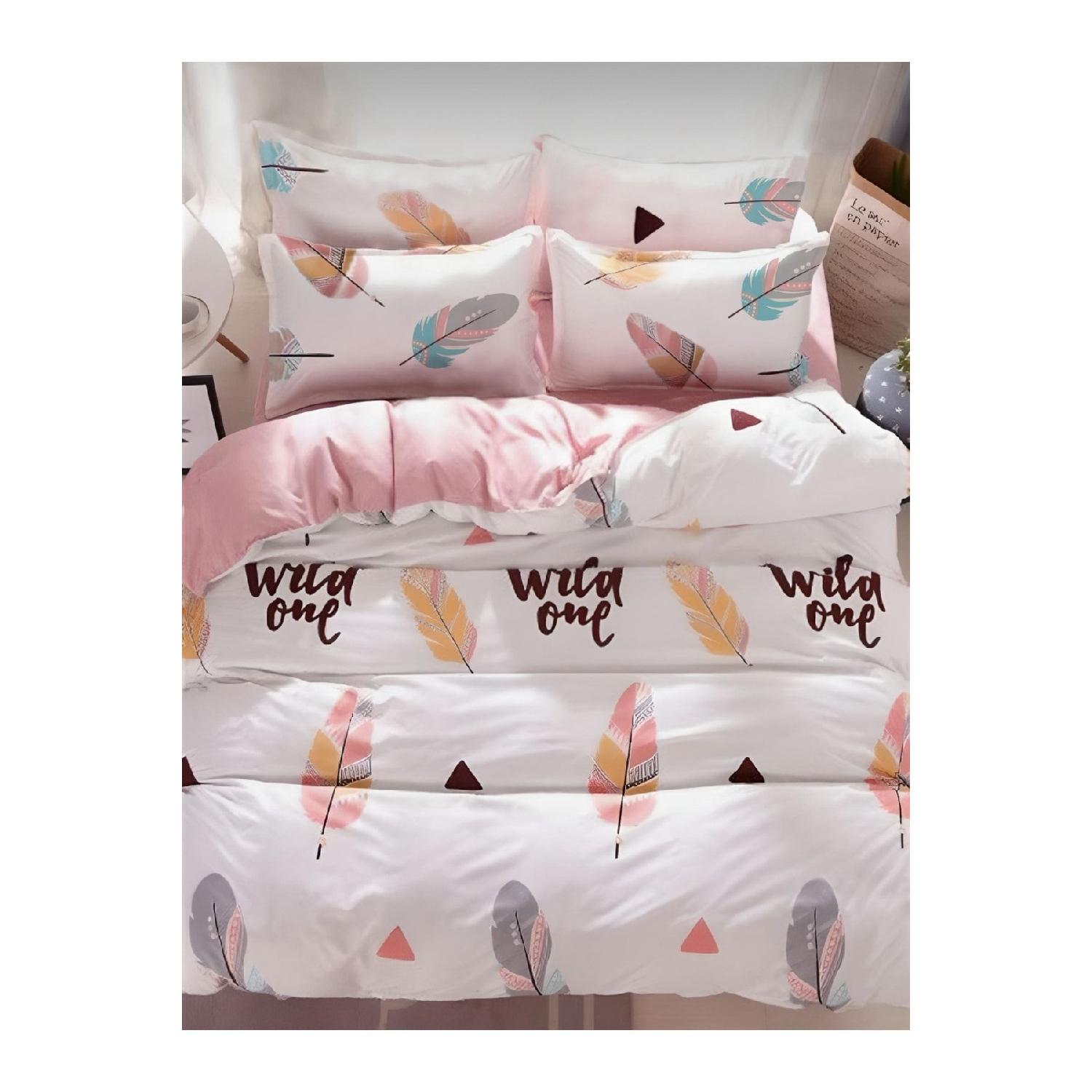 

Single -sided Double Bed Linen With A Tire чистий