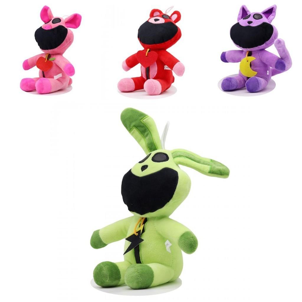 Poppy Playtime Smiling Critters Plush Toys 30cm Purple Laying Position Super Soft Short Plush Animal Collection
