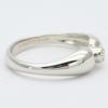 Used TIFFANY&Co. Ring Double teardrop EU#51.5 Pt950Platinum/diamond 4.9g Platinum 1PD