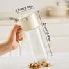 Oil Dispenser For Kitchen,550Ml Leakproof Glass Oil Bottle With Auto Flip Cap,Olive Oil Dispenser For Kitchen Cooking