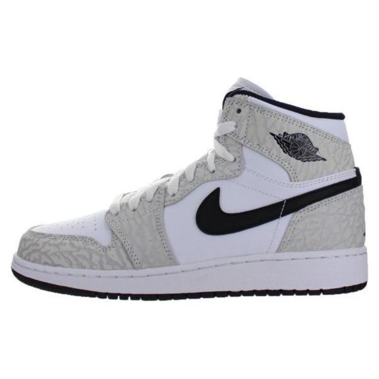 

Jordan 1 Retro High Premium Белый Черный GS 39
