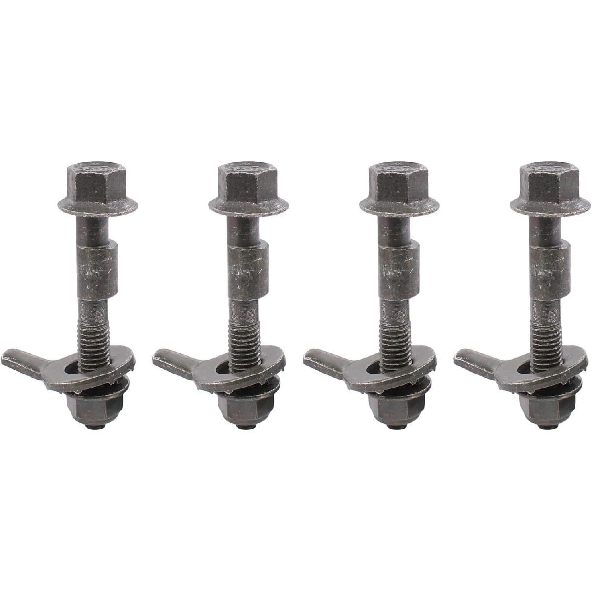 

ApplianPar Pack of 4 12mm Cam Bolt Kit Adjustable Camber Correction Alignment Kit for Vehicles Four Wheel
