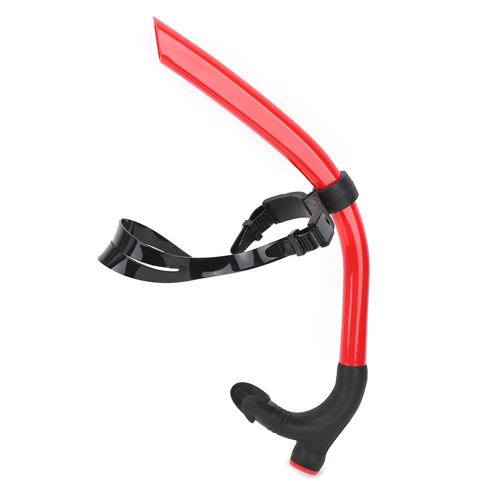 Front Schnorchel Atemrohr Abnehmbares Schwimm-Scuba für Schnorchel-TauchtrainingRed