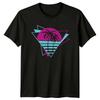 Retro Sunset Palm Tree Graphic 80s Nostalgic T-Shirt
