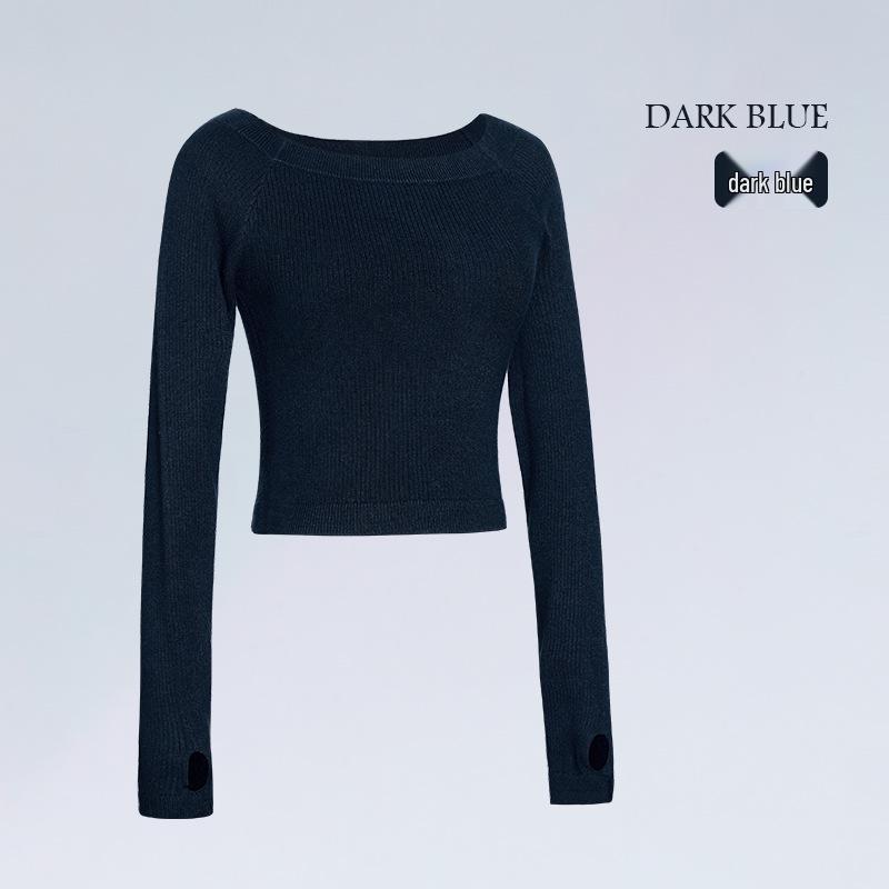 Women's Long Sleeve Knitted Cardigan Sweater for Autumn/Winter Dance Practice