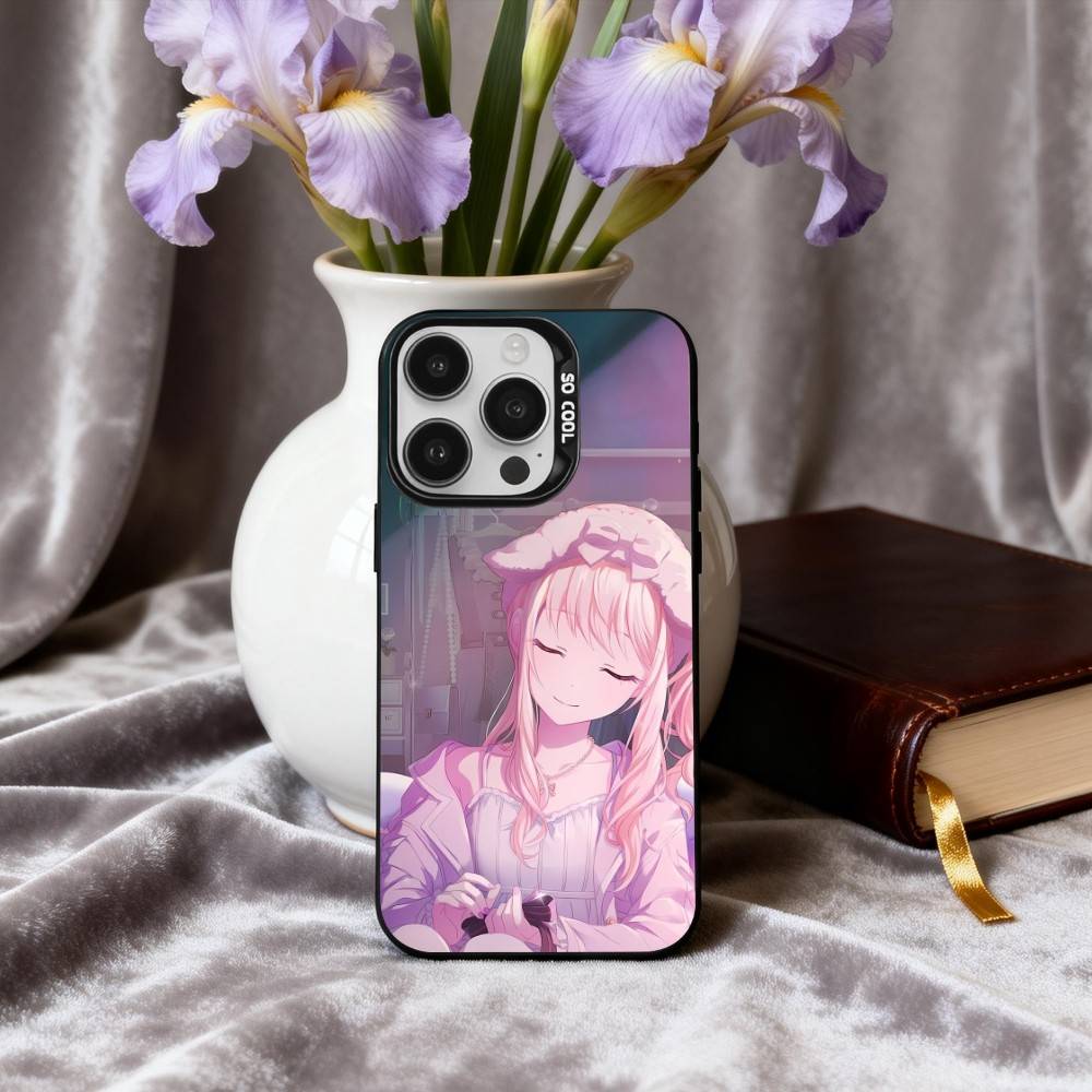 P-Project S-SEKAI M-Mizuki A-Akiyama Phone Case For iPhone17,16,15,14,13,12,11 Plus,Pro Max Black Candy Silver Plated Cover
