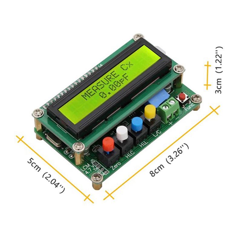 Digital Lc100-A Lcd דיוק גבוה השראות קיבול L/C מד בודק