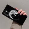 Crow Raven Dark Skull Phone Case For Samsung Galaxy S23 S21 S20 FE S24 S22 Ultra Note20 S10 S9 S8 Plus Silicone Cover