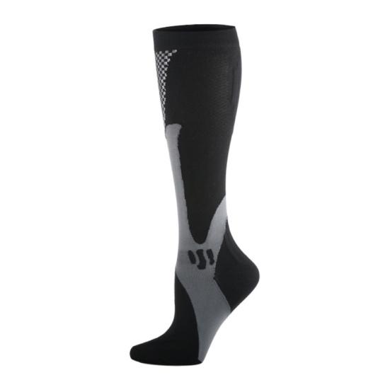Outdoor Running Sports Breathable Nurses Compression Calf High Socks Stocking