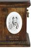 Afghan Hound, Tazi - Commemorative Plaque with a Photo of a Dog, Tombstone with a Print, Personalized Oval Plaque from the Art-Dog Brand