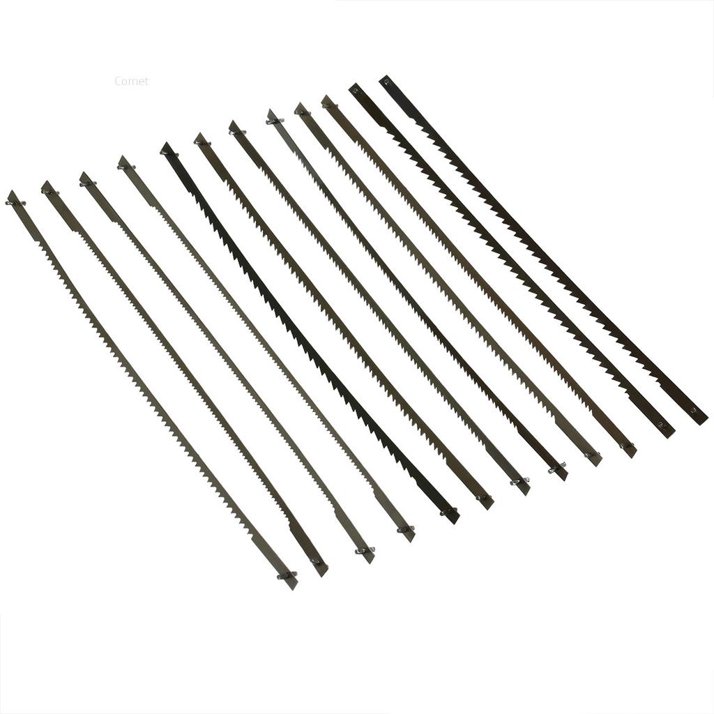 Cumpără Pdtoweb 12x Pinned Scroll Saw Blades Woodworking Power Tools Accessories 127mm Black la