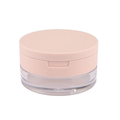 Powder Box Empty Case Makeup Tool Cosmetic Box Multifunctional Glass Dustproof Black Pink Compact Size Long-lasting