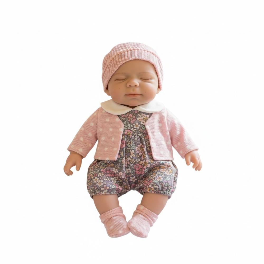 Soft Bouncy Solid Silicone Rebirth Doll Pascale 12'' 30cm Palm Emulation Baby Doll Realistic Asleep High Painted Skin Reborn Doll Child Christmas Gift