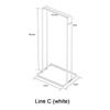 Bipolar Lifting Clothes Rack High-capacity Waterproof And Rust-proof Multifunctional Household Ceiling Folding Clothes Rack