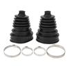 2pz Soffietti Giunto Omocinetico Set Universale di Soffietti per Giunti Omocinetici Altamente Flessibili per Auto - Pjun