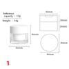 1Pcs Plastic Cream Jar With White Liner Cream /Lotion Bottle Cosmetic Container Refillable Bottles With Spoon