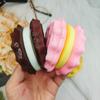 Squishy Simulated Layered Sandwich Cake Squeeze Toy Soft Stress Relief Slow Rising Sensory Fidget Anxiety Gifts for Kids Adults
