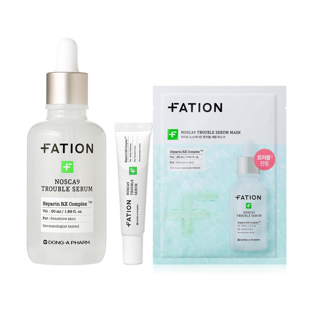 Pation [Trouble No.1  Exclusive Project] Pation Norscanine Trouble Serum 50ml Plan  +15ml+1 Mask 