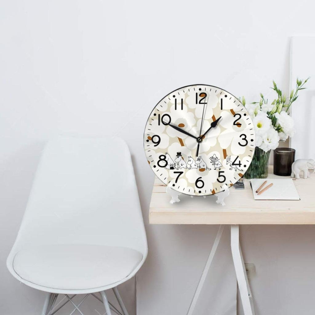 Asamike Wall Clock, Nordic Fairy Tale Design, Stylish, Quiet, Wall Clock, Home, Bedroom, Decorative, Gift, GZX186