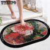 Toilet Absorbent Floor Mat Bathroom Door Absorbent Anti Slip Foot Mat Toilet Carpet