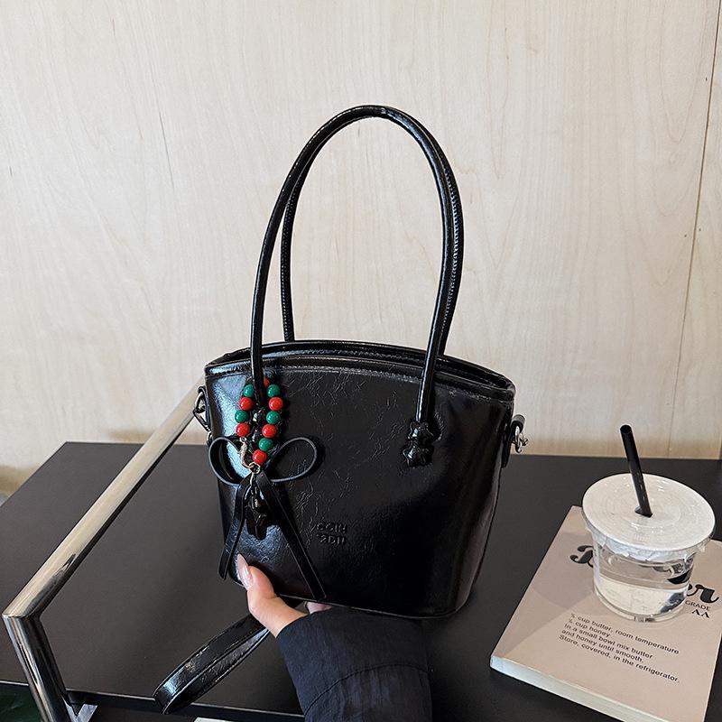 Innovative Sense Kleine Bucket Bag für Damen 2025 - Vielseitige Retro Umhängetasche mit einem Schulterriemen