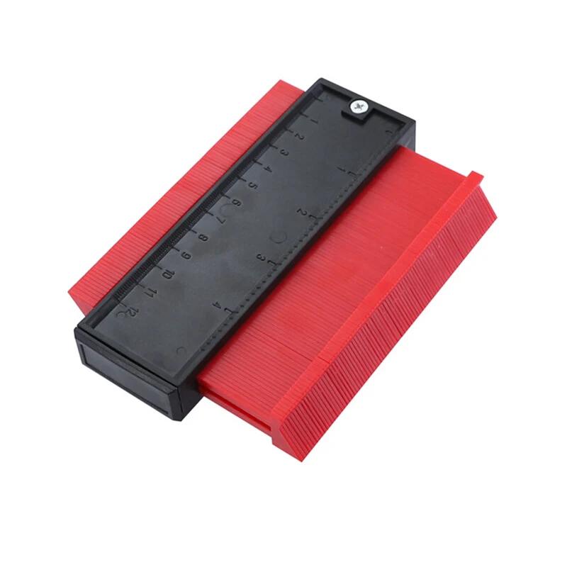 Contour Gauge Duplicator Ceramic Tile Carpet Cutting Template Profile Measuring Angle Ruler Shape Plastic Copy Woodworking Tools