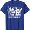 Mademark x MTV - Logo MTV z kryptydami. T-shirt Szkic Bigfoot, UFO i Nessie