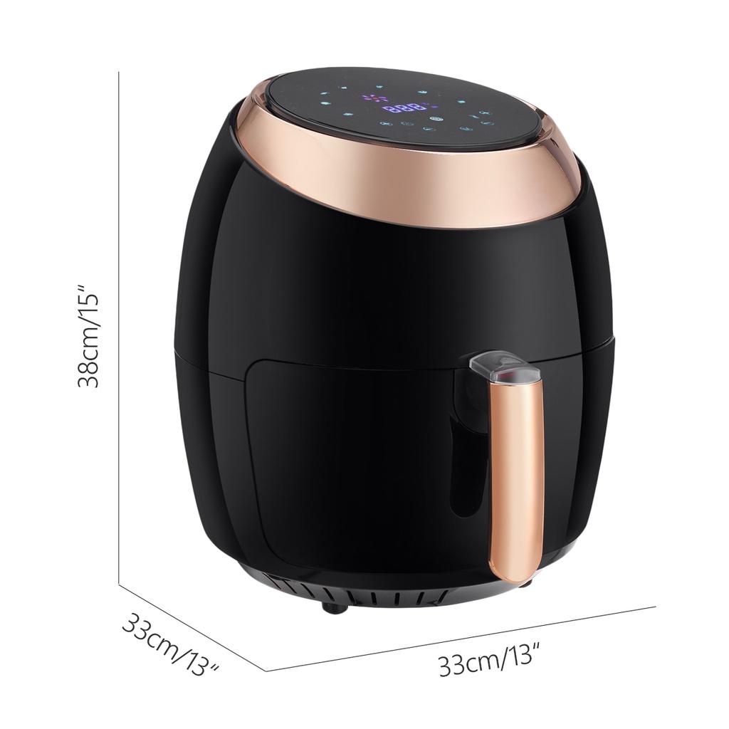 Intelligent Automatic Large Capacity 8L Electric Digital Air Fryer 220V Cooker Oven 1700W Multi-functional Oven NO Smoke Oil Free Fryer APP