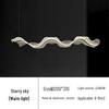 Wave Ribbon Minimalist Chandelier - Luxury Designer Light for Modern Hotel Bars and Restaurants