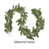 Pine Garland Length 200cm Decorations Artificial Green Garland Green Christmas Garland for Holiday Mantel Party Wreaths Wedding