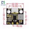 1S Lithium Battery Charging Module 5V Battery Charger Protection Board Charging Indicator Light 2.8/3.6A Usb Charging Module