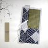 Bamboo Roll-Up Calligraphy Brush Bag: Chinese Style Pen Storage for Four Treasures of the Study
