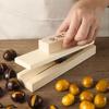 Home Cross Open Chestnut Tool Cone Chestnut Openers Chestnut Artefacts Solid Wood Peeling Raw Chestnut Lotus Seed Machine