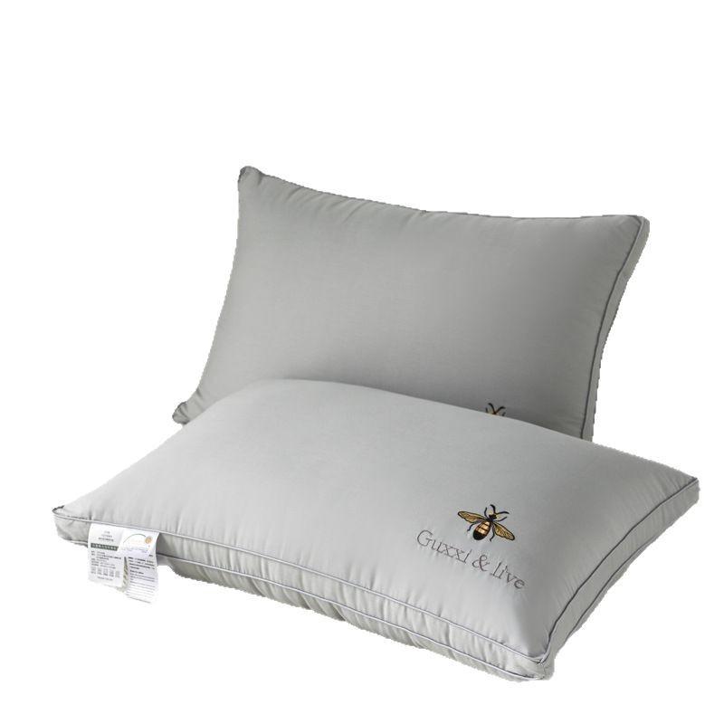 Full Cotton Pillow Core Soy Fiber Pillow Three-dimensional Single Pure Cotton Neck Protection Pillow Five-star Hotel Pillow