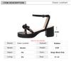 Fashion Fashion Casual Chunky High Heels Sandals for Women 2025 Summer Open Toe Elegant Bow Platform Sandalias Ladies Party Shoes 31 32