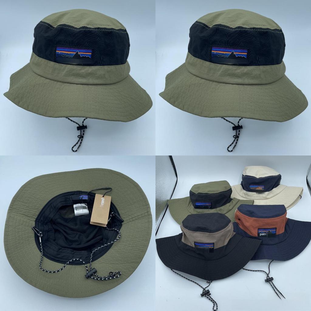 Summer Nylon Fisher Hat With Wide Brim And Sun Protection For Outdoor Activities