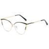 Classic Blue Ray Blocking Anti-Blue Light Glasses Ultralight Eye Protection Square Eyeglasses Metal Computer Goggles Office