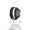 Apple Watch Strap 42 44 45 49mm Milanese - Black