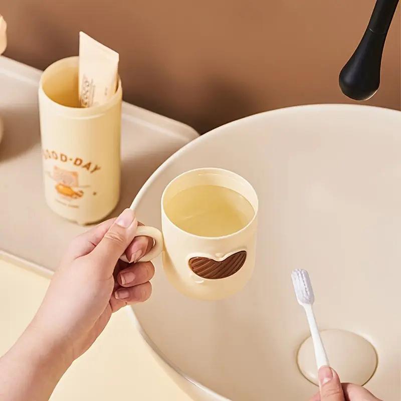 Creative Little Raccoon Wash Cup Home Travel Toothbrush Box Portable Cute Glasses Bear Toothbrush Box